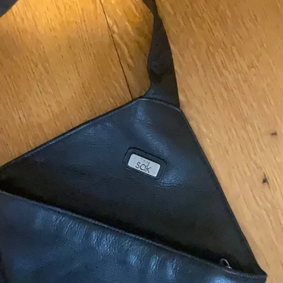 The Sak black leather sling bag - Picture 2 of 3